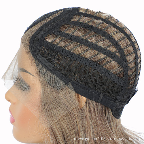 DTL Cosplay 22 inch long Wavy Synthetic Lace Front Wig Right Part For Woman Heat Resistance Synthetic Wigs Lace Front